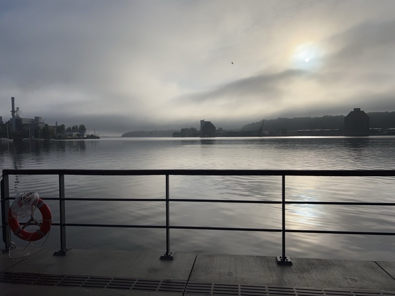 morgens am flensburger hafen